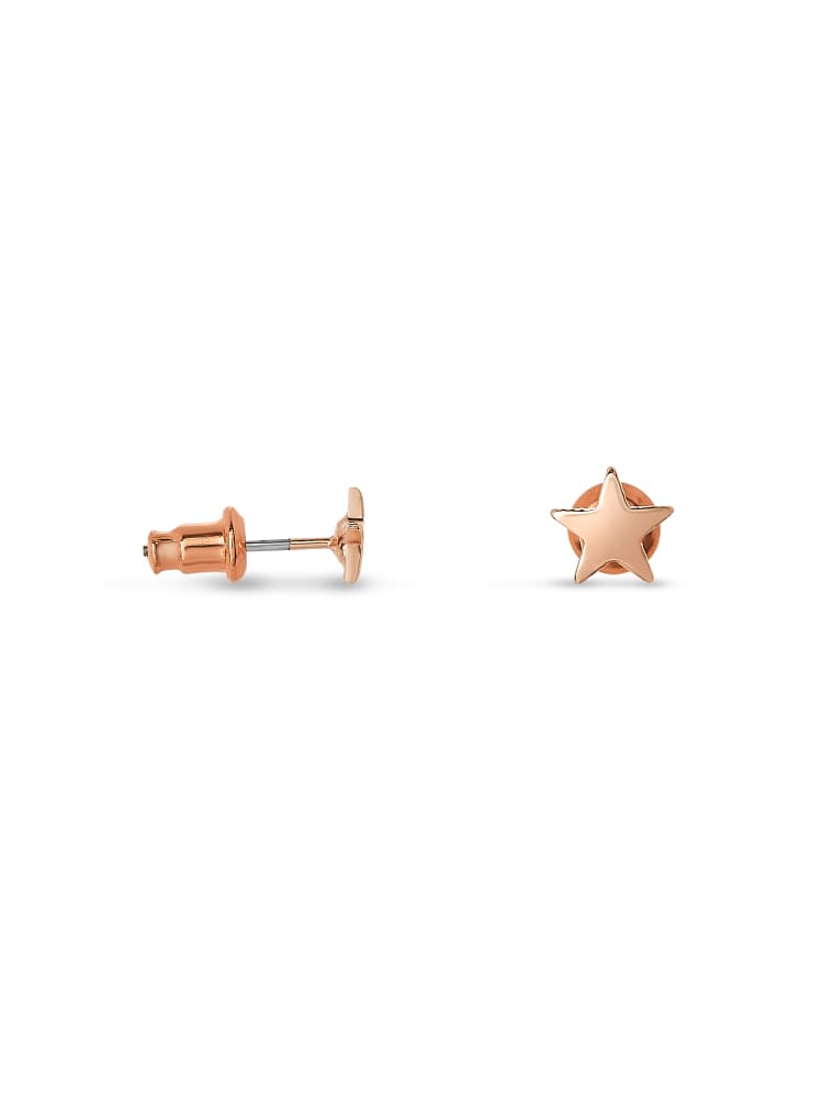 BOSTON STAR EARRING-ROSE GOLD