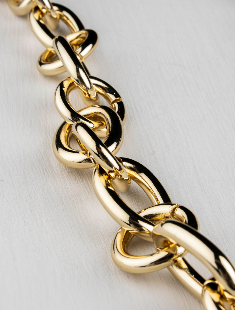 Pixie Chunky Short Necklace-Gold Plated - Image 5