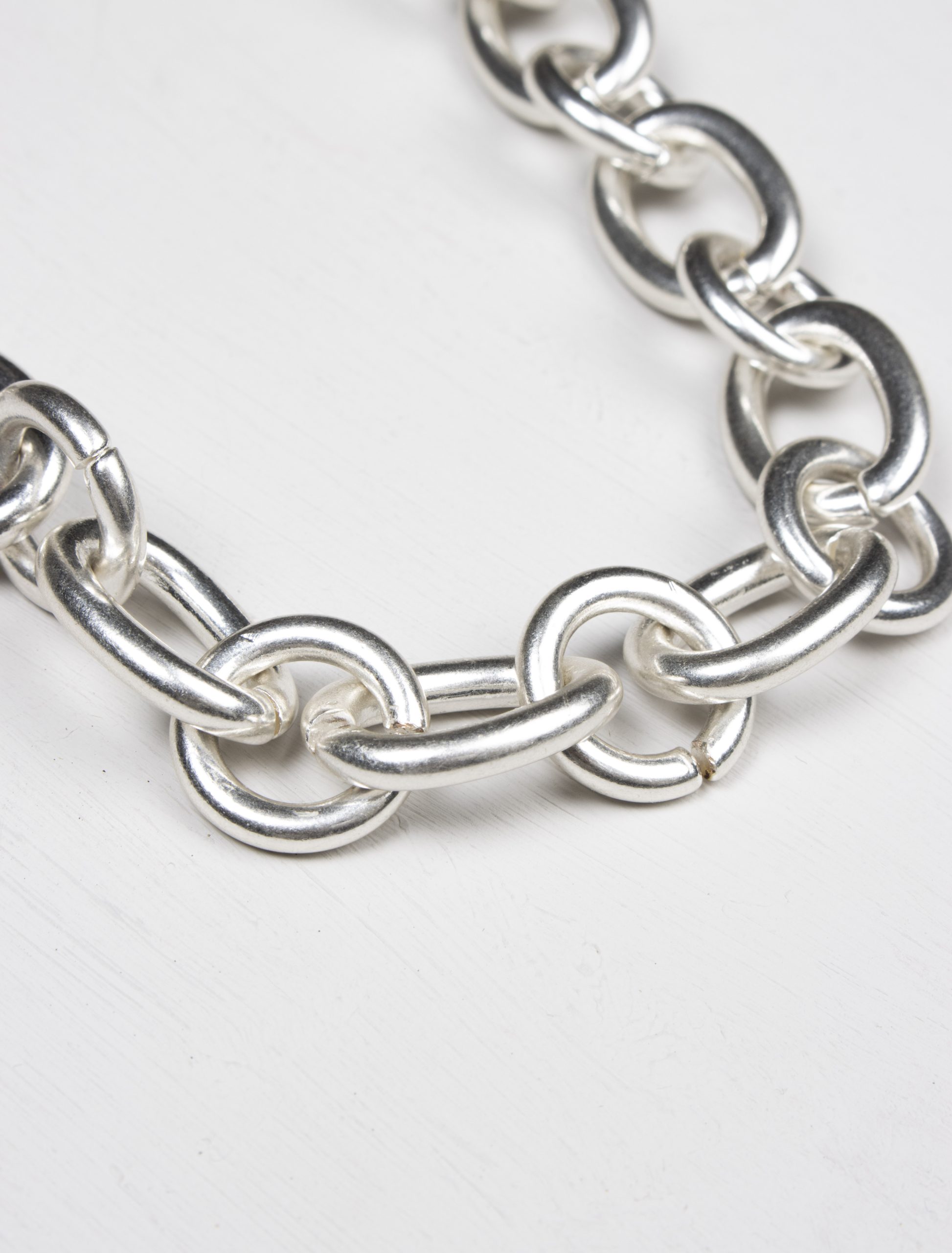 Pixie Chunky Short Necklace - Silver Plated - Image 4