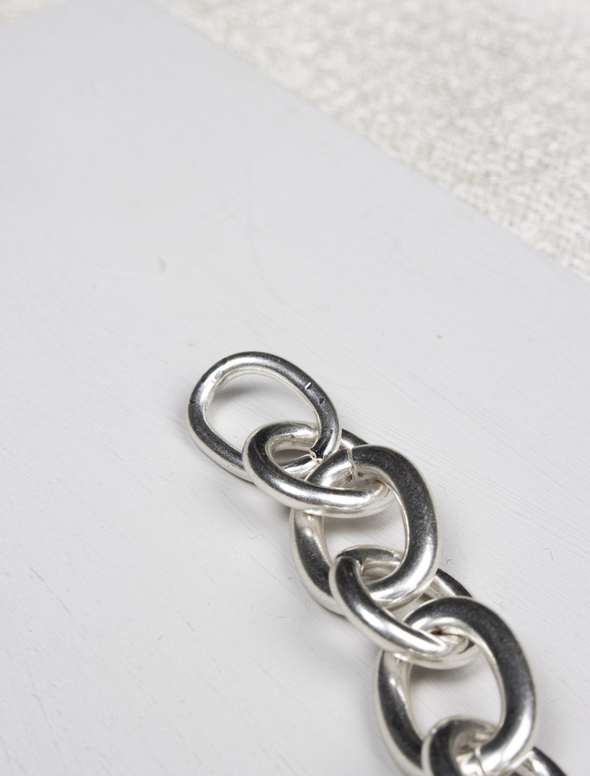 Pixie Chunky Short Necklace - Silver Plated - Image 5