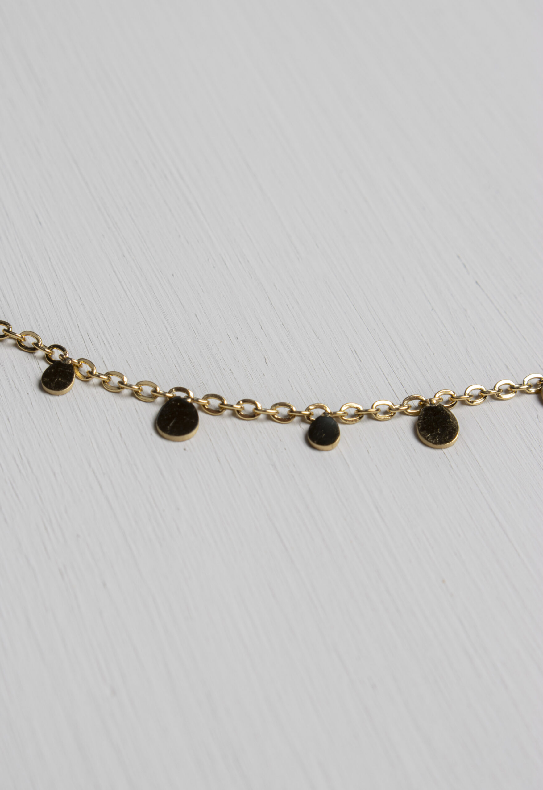 Olivia Waterproof Short Necklace - Gold/Stainless Steel - Image 3