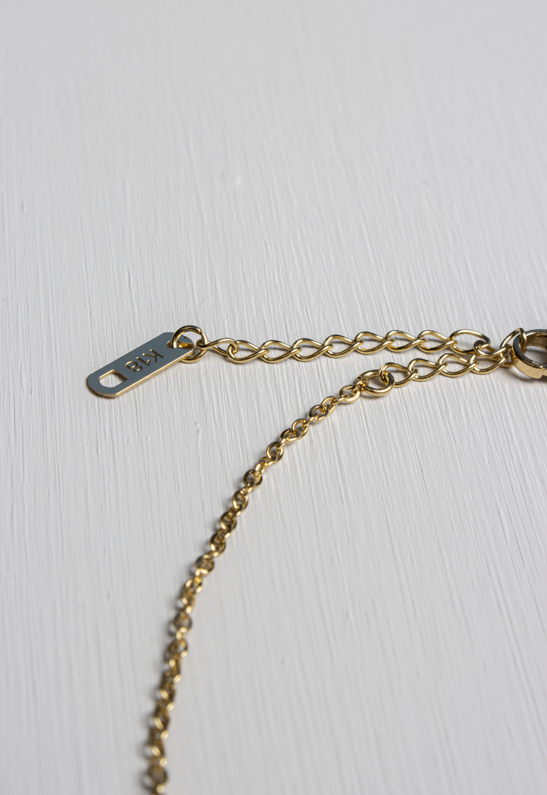 Olivia Waterproof Short Necklace - Gold/Stainless Steel - Image 4