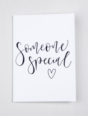 Someone Special Greeting Card - White Card