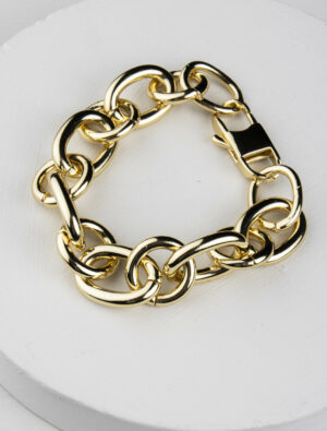 Portia Chunky Link Bracelet - Gold Plated