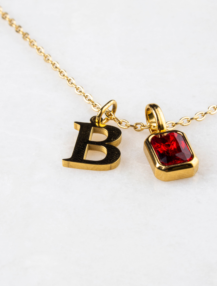 Waterproof Short Fine Chain Necklace *For 1-3 Small Charms* - 18k Gold Plated Stainless Steel - Image 5