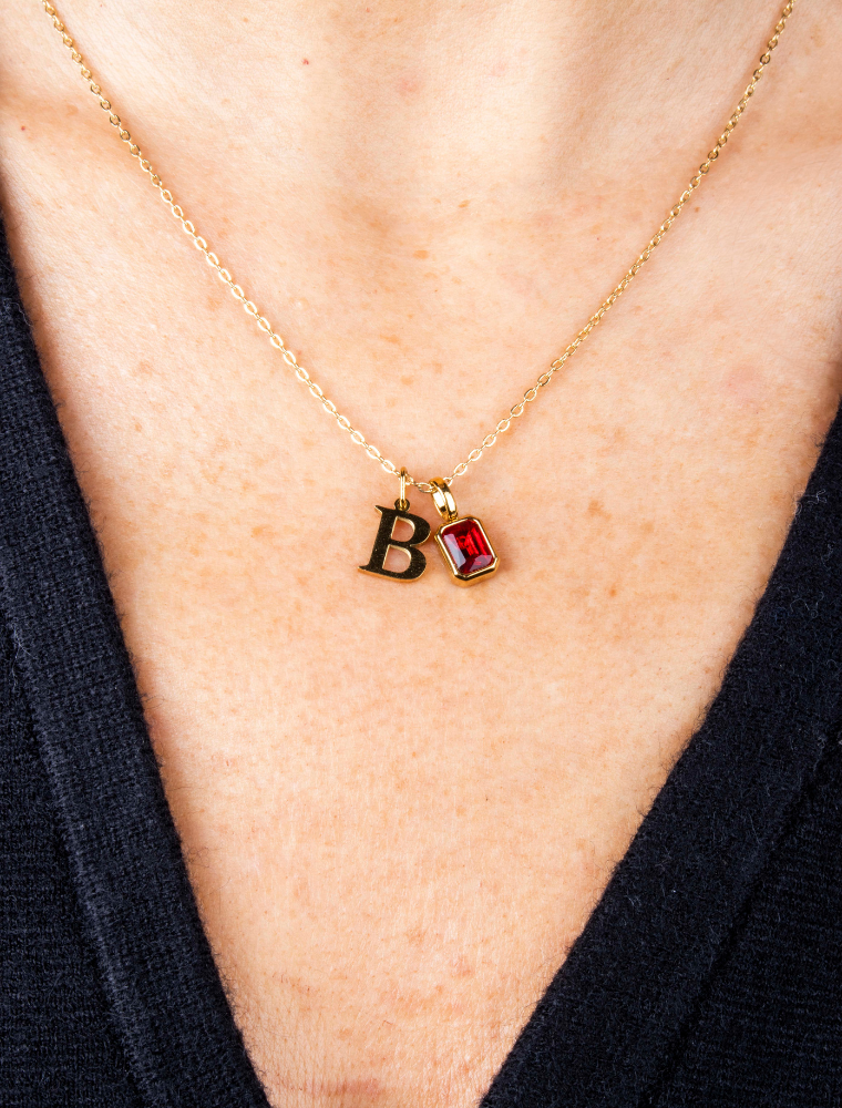 Waterproof Short Fine Chain Necklace *For 1-3 Small Charms* - 18k Gold Plated Stainless Steel - Image 6