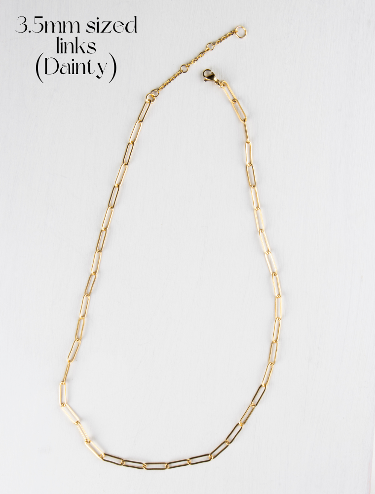 Create Your Own Waterproof Charm Necklace - 18k Gold Plated Stainless Steel - Image 6